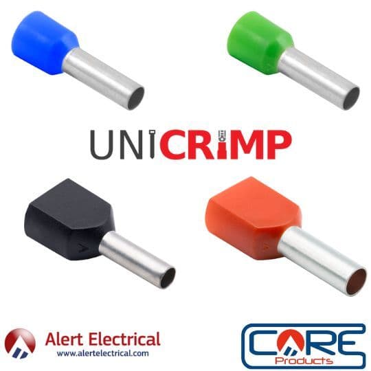 Background image for Unicrimp Bootlace ferrules now available from Alert Electrical