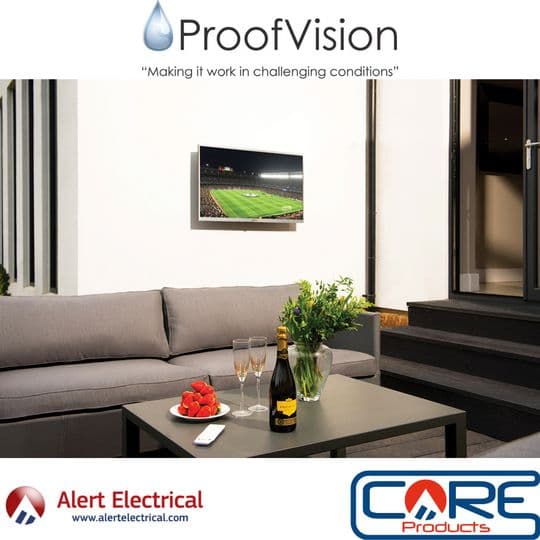 Background image for Enjoy Euro 2021 this summer in the Garden with the ProofVision 43" Lifestyle Weatherproof Outdoor TV