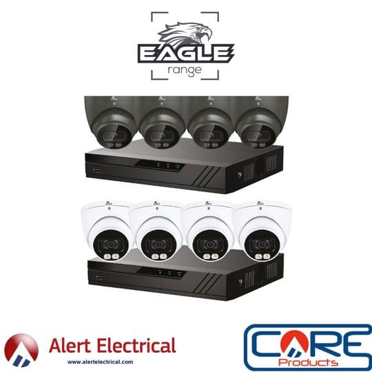 Background image for Qvis Eagle POE Colourview Plus IP CCTV Systems now available to Order