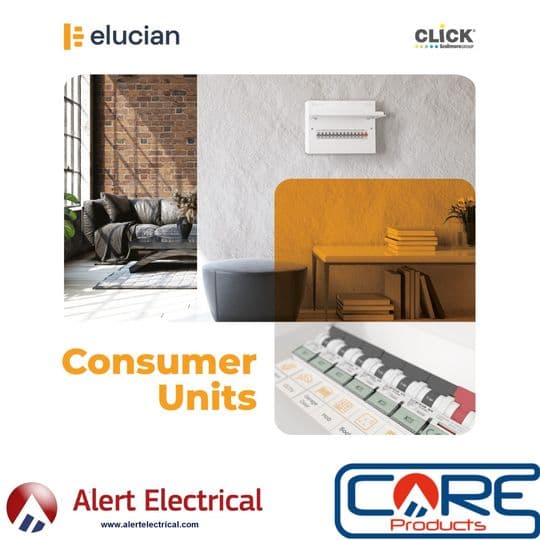 Background image for Click Elucian by Click Scolmore Circuit Protection range now available from Alert Electrical.