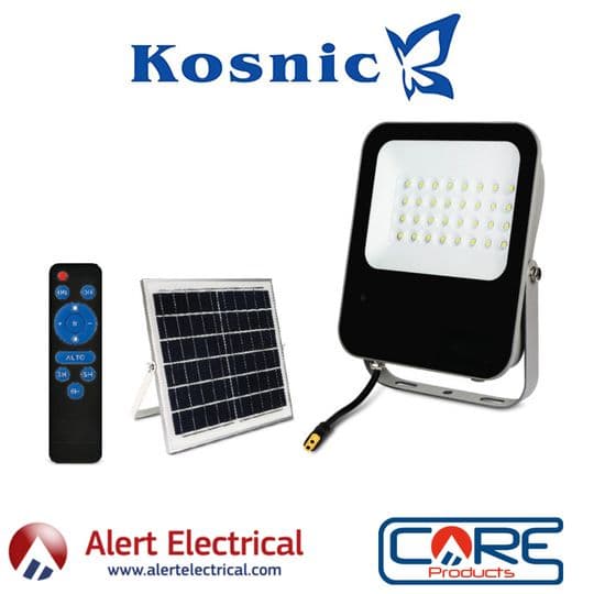 Background image for Kosnic Vega Solar Powered Floodlighting now in stock @ Alert Electrical