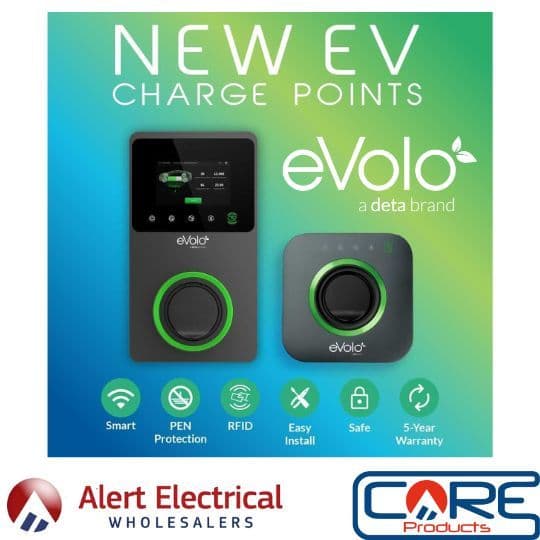 Background image for EVoom EV Charge Points now available from Alert Electrical