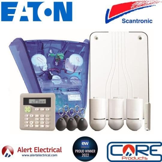 Background image for Scantronic Hybrid Alarm Kits now feature the I-ON40H Hybrid Control Panel as Standard
