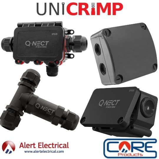 Background image for Q-Nect. Strong, Quick & Reliable Solutions now available from Alert Electrical