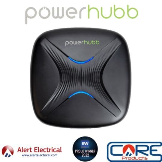 Background image for Powerhubb Matrix EV Car Charger now in stock and available to order.
