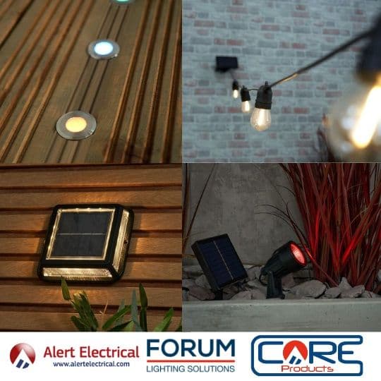Background image for Upgrade your outdoor Space this summer with the New Range of Solar Lighting from Forum Lighting