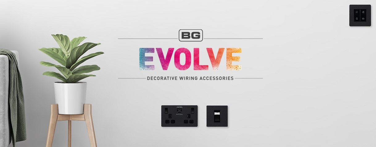 BG PCDCL31W-01  Pearlescent White Evolve 20A 2 Pole LED Switch