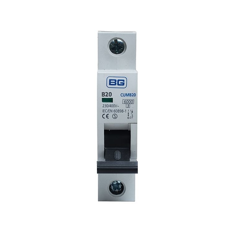 BG 20A B Type MCB (Miniature Circuit Breaker) | CUMB20