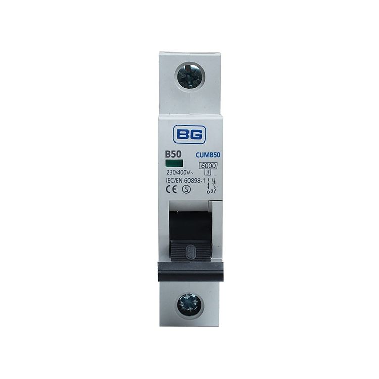 BG 50A B Type MCB (Miniature Circuit Breaker) | CUMB50