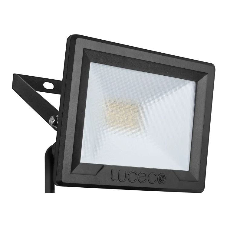 Luceco EFLD10B40 Eco Slimline 10W LED 4000K Floodlight Black Alert Electrical