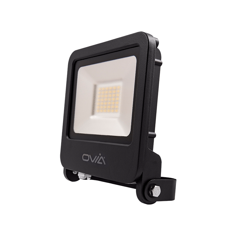 Ovia Pathfinder 30W LED IP65 Floodlight 4000k Black | OV10130BKCW