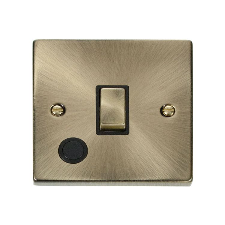 Click Deco Antique Brass 20a 1g Dp Ingot Switch With Flex Out 