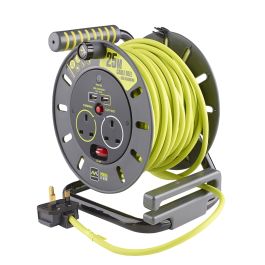 Pro-XT 25m 4-Socket Open Reel Extension Lead at  for £31.49