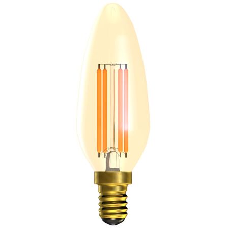 Bell Lighting 4W LED 2000K Amber Vintage SES Candle Dimmable | 01454
