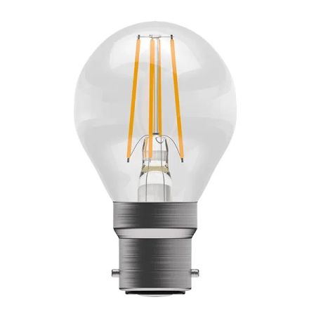 Bell Lighting 4W BC/B22 4000K LED Filament Clear Dimmable Golf Ball | 60123