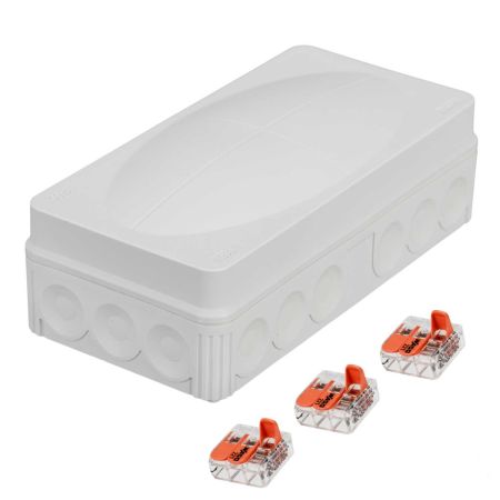 Wiska COMBI 116 Adaptable Box with Wago Connectors Grey IP66 | 10110032