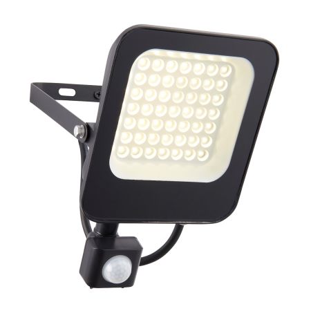 Saxby Guard 30W LED 4000K IP65 PIR Overide Floodlight Black | 108674