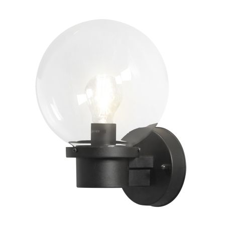 Konstsmide 7322-750 Nemi Globe with Dusk till Dawn Sensor Matt Black
