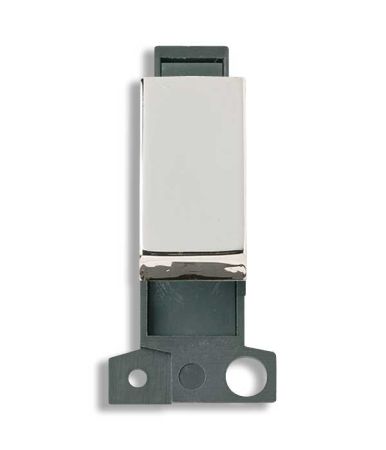Click MiniGrid MD075CH Polished Chrome 10A 3 Position Retractive Switch Module