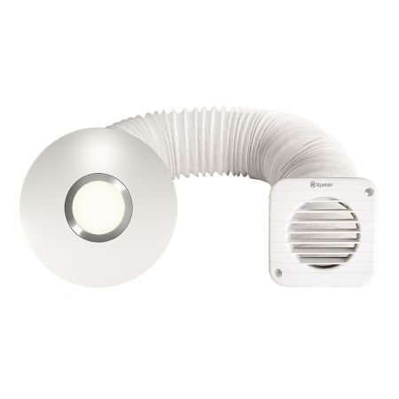 Xpelair SSISFC Simply Silent Illumi LED Shower Fan 93087AW