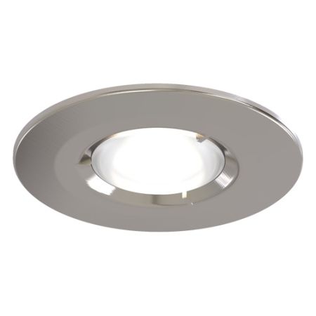 Ansell Edge GU10 Fire Rated Downlight Satin Chrome | AEFRD/SC
