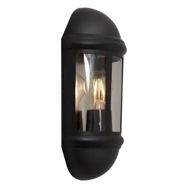 Ansell Latina E27 Half Lantern PIR White | ALHL/PIR/WH