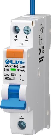 Live Electrical AMR132B-030 Type A Single Module 32 Amps B Curve 30mA RCBO