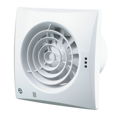 Blauberg CALM100S 100mm Zone 1 Pullcord Bathroom Extractor Fan Low Noise Silent White