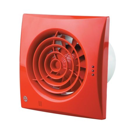 Blauberg CALMRED100 Calm 100mm Zone 1 Bathroom Extractor Fan Low Noise & Energy Silent Red