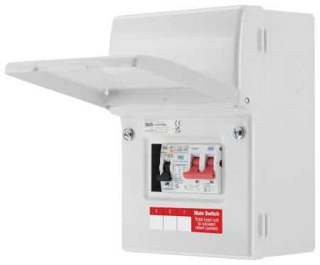 BG Sync EV CFUEV5RDA T2 SPD IP20 Consumer Unit 100A Main Switch & Type A RCBO