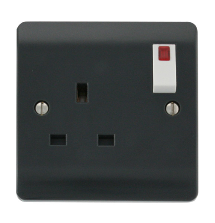 Click Mode Part M 13A 1 Gang DP Switched Socket With Neon | CMA835AG