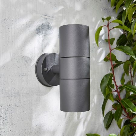 Forum Coast CZ-37502-ANTH Arbo Carbon GU10 Fibre Up & Down Wall Light