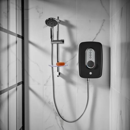 Triton Showers Danzi 9.5kW Electric Shower Black| ARDANZ09BLK