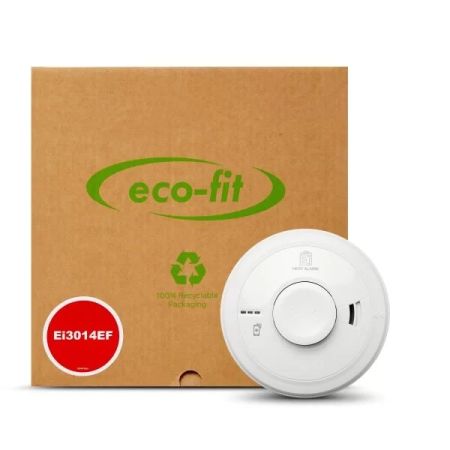 Aico Series 3000 Mains Heat Alarm Eco-Fit (Pack of 10 Detectors) | EI3014EF