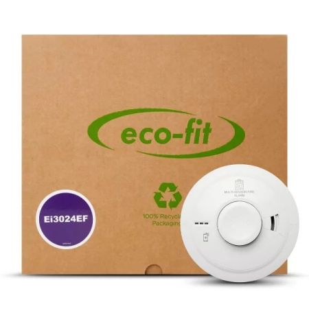 Aico Series 3000 Mains Multi-Sensor Optical & Heat Alarm Eco-Fit (10 Pack) | EI3024EF