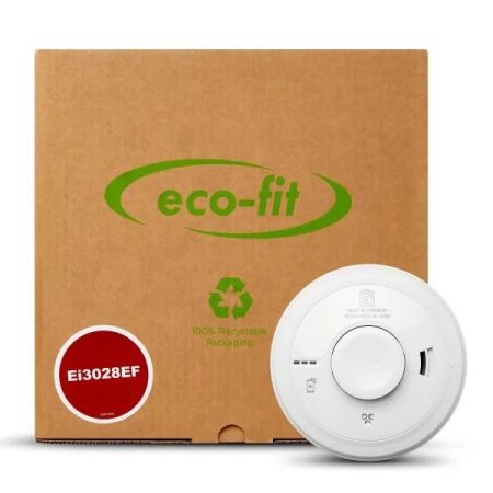 Aico Series 3000 Mains Heat & Carbon Monoxide Alarm Eco-Fit (10 Pack) | EI3028EF