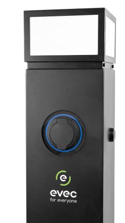EVEC 7.4kW Single Charging Socket Pedestal EV Charger | ESP01