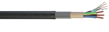 Doncaster Cables EV-Ultra 3-Core 6.0mm SWA Cable with Power & Cat5e for Electric Vehicle Charging Points (Priced Per Mtr)