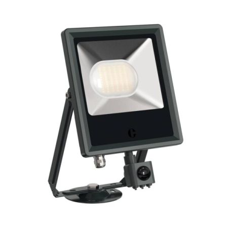 Collingwood CCT Outdoor LED Floodlight with PIR Sensor 50W IP65 Anthracite | FL05APCS
