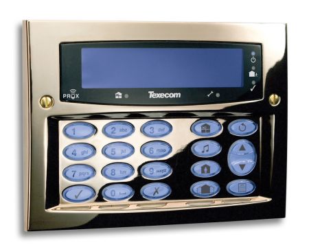 Texecom Premier Elite Polished Brass FMK Keypad DBD-0122