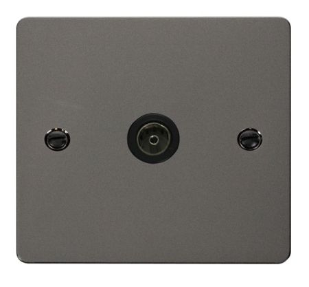 Click Define Black Nickel Non-Isolated Coaxial Socket | FPBN065BK