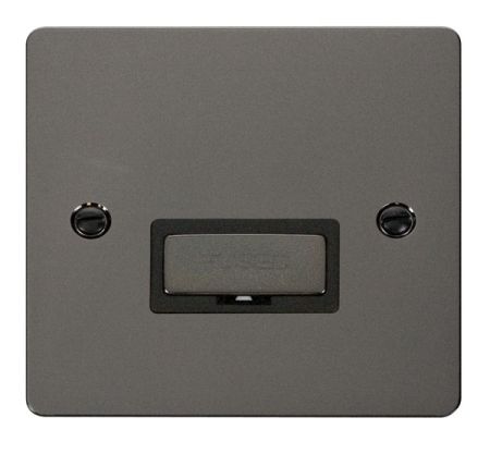 Click Define Black Nickel Unswitched Fused Spur | FPBN750BK
