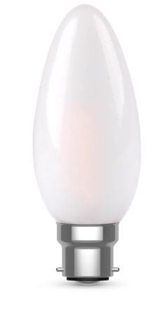 Kosnic Filament Candle 4.2W BC (B22) 2700K Frosted | FRC4.2-BC27