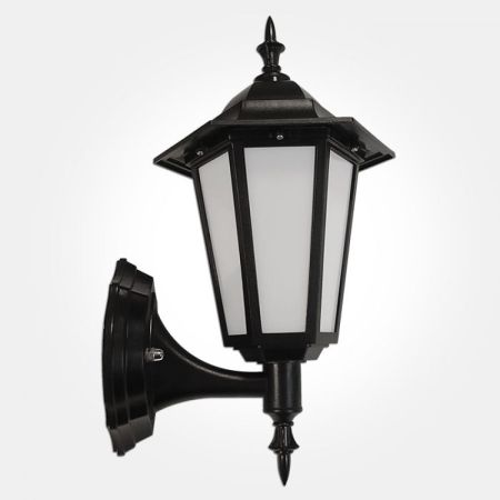 Eterna Lighting 7w LED Polycarbonate Full Lantern Black | VECOFBK
