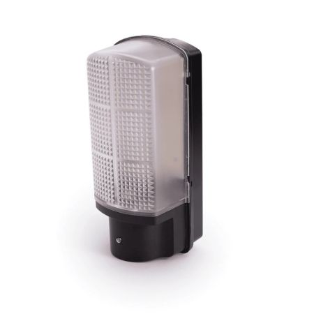 Hispec Cape 6w LED IP44 Bulkhead with Photocell Sensor | HSLEDBH/PC