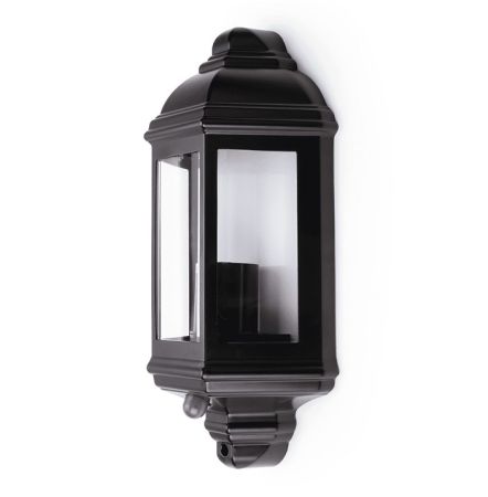 Hispec Caspian Half Lantern with PIR Sensor | HSLN02/PIR