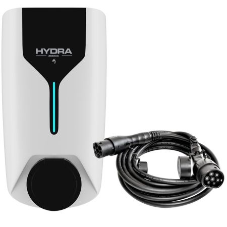 Hydra EV Zodiac 22kW Tethered Commercial Electric Car Charger Grey | HZ-22-T-GRY