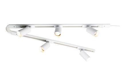 Forum Inlight Cayro 5 Head Track Lighting Kit 2 x 800mm White | INL-41731-WHT