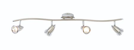 Forum Inlight Elara 4 Light Bar Spotlight | INL-598410-SNIC