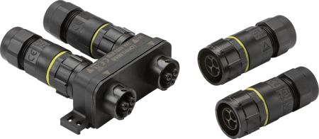 Knightsbridge IP68 24A 1 Inlet to 3 Outlets Plug and Socket Type Weatherproof Hub | JB0018
